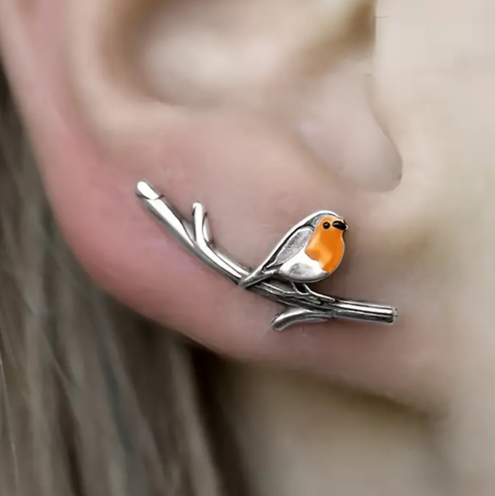 Little bird Earrings and Ring set